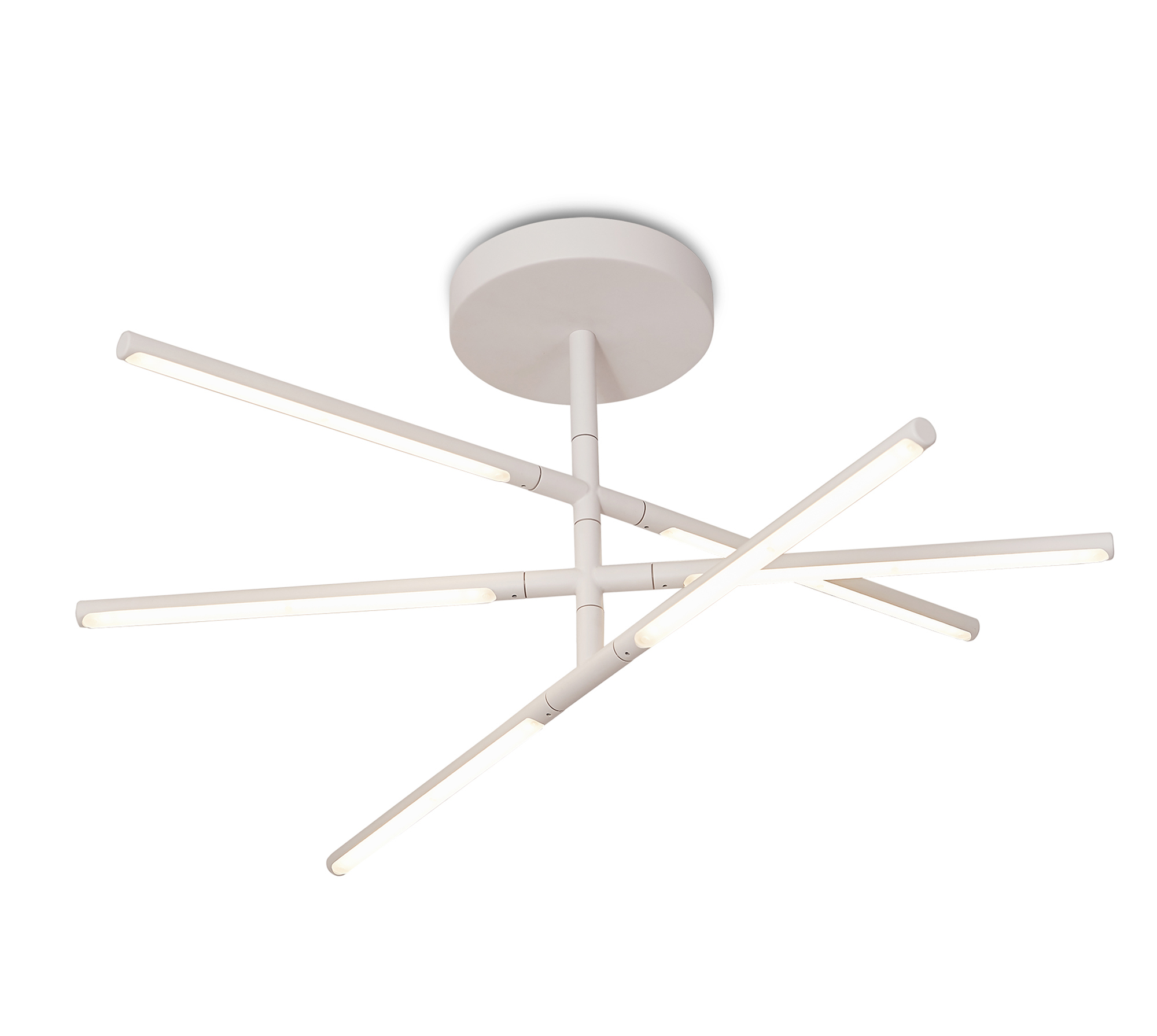 Torch Sand White Ceiling Lights Mantra Fusion Semi Flush Fittings